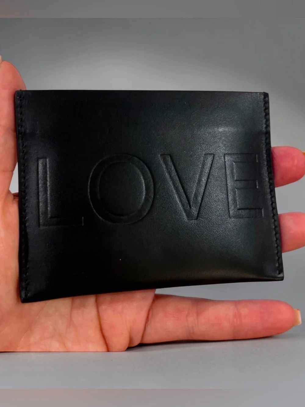 Givenchy Black Leather Card Wallet- PreLOVED + full inclusion ❣️